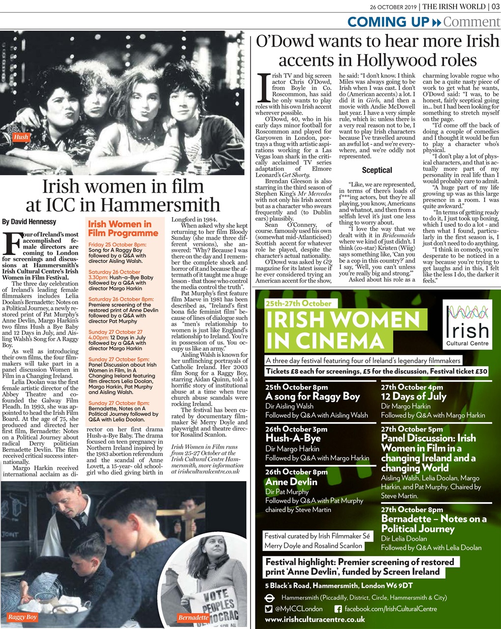 Irish World Preview Pages
