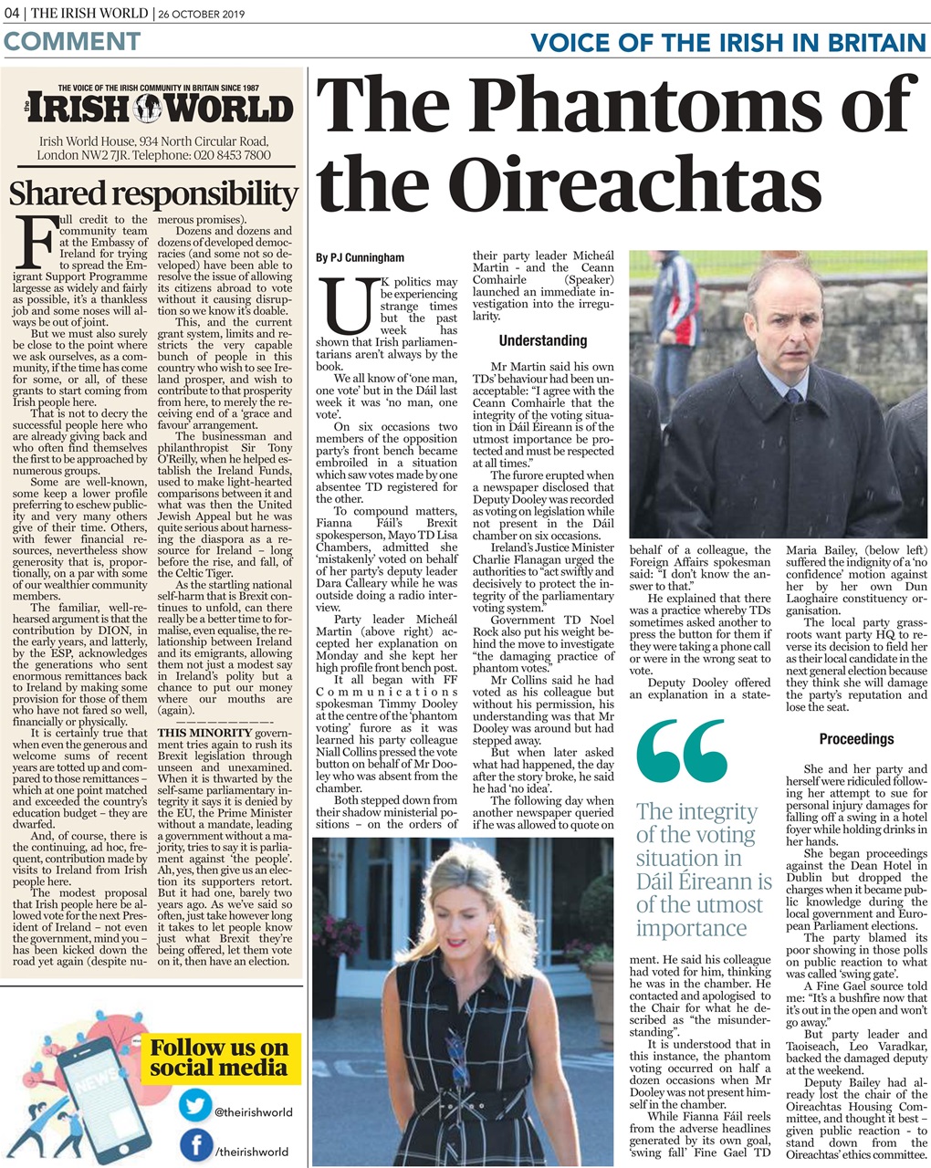 Irish World Preview Pages