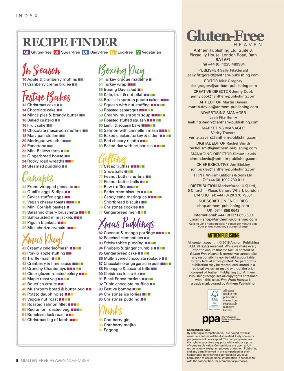 Gluten-Free Heaven Preview Pages