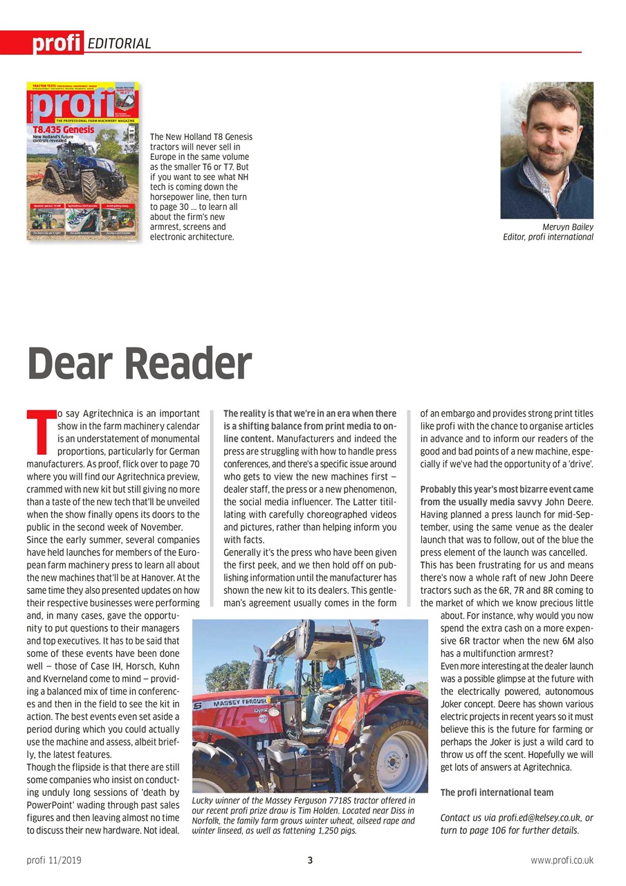 Profi International Preview Pages