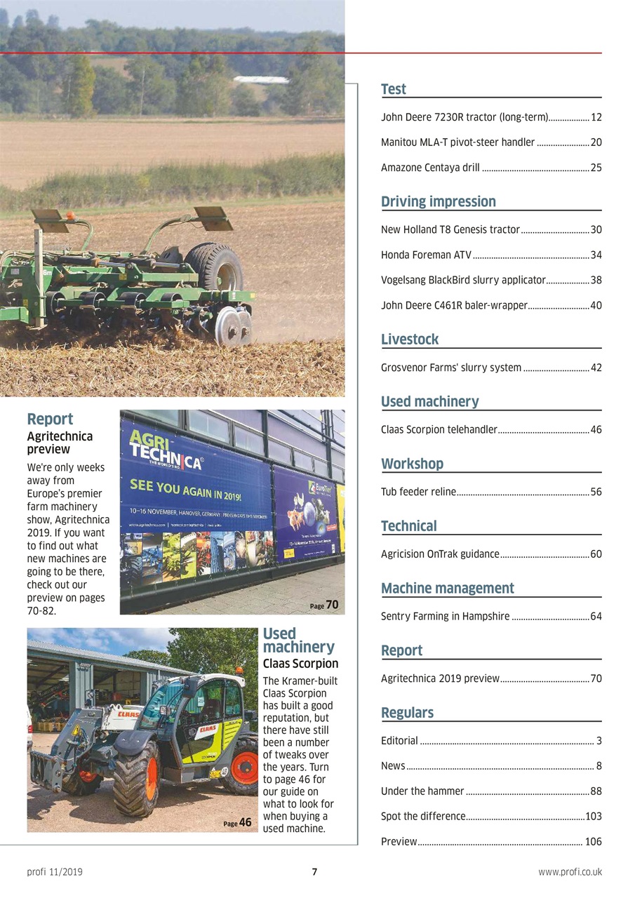 Profi International Preview Pages