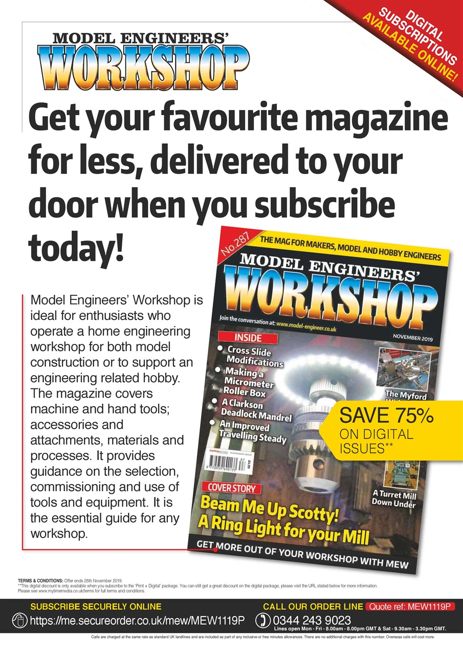 Model Engineer & Workshop Magazine Preview Pages