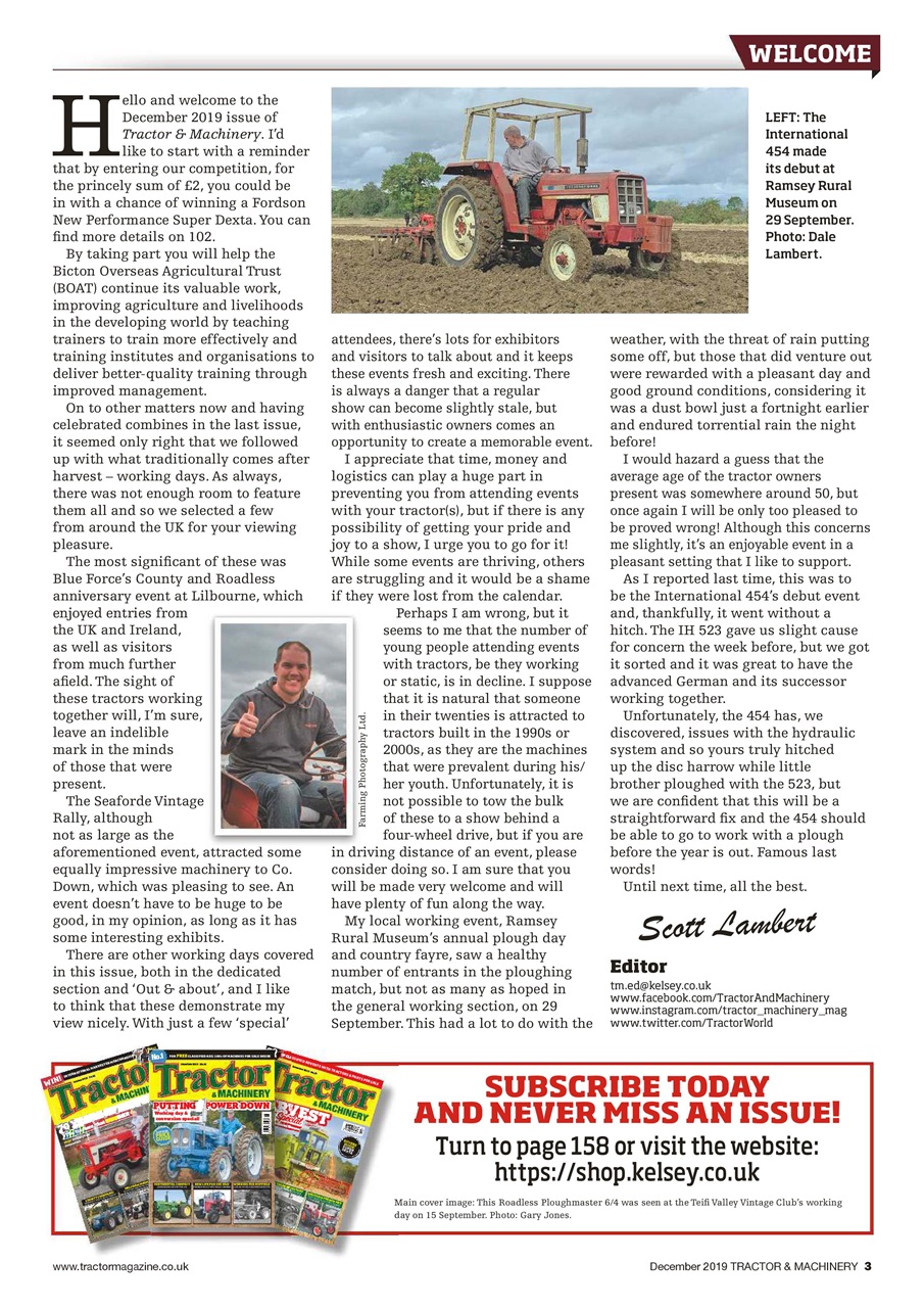 Tractor & Machinery Preview Pages