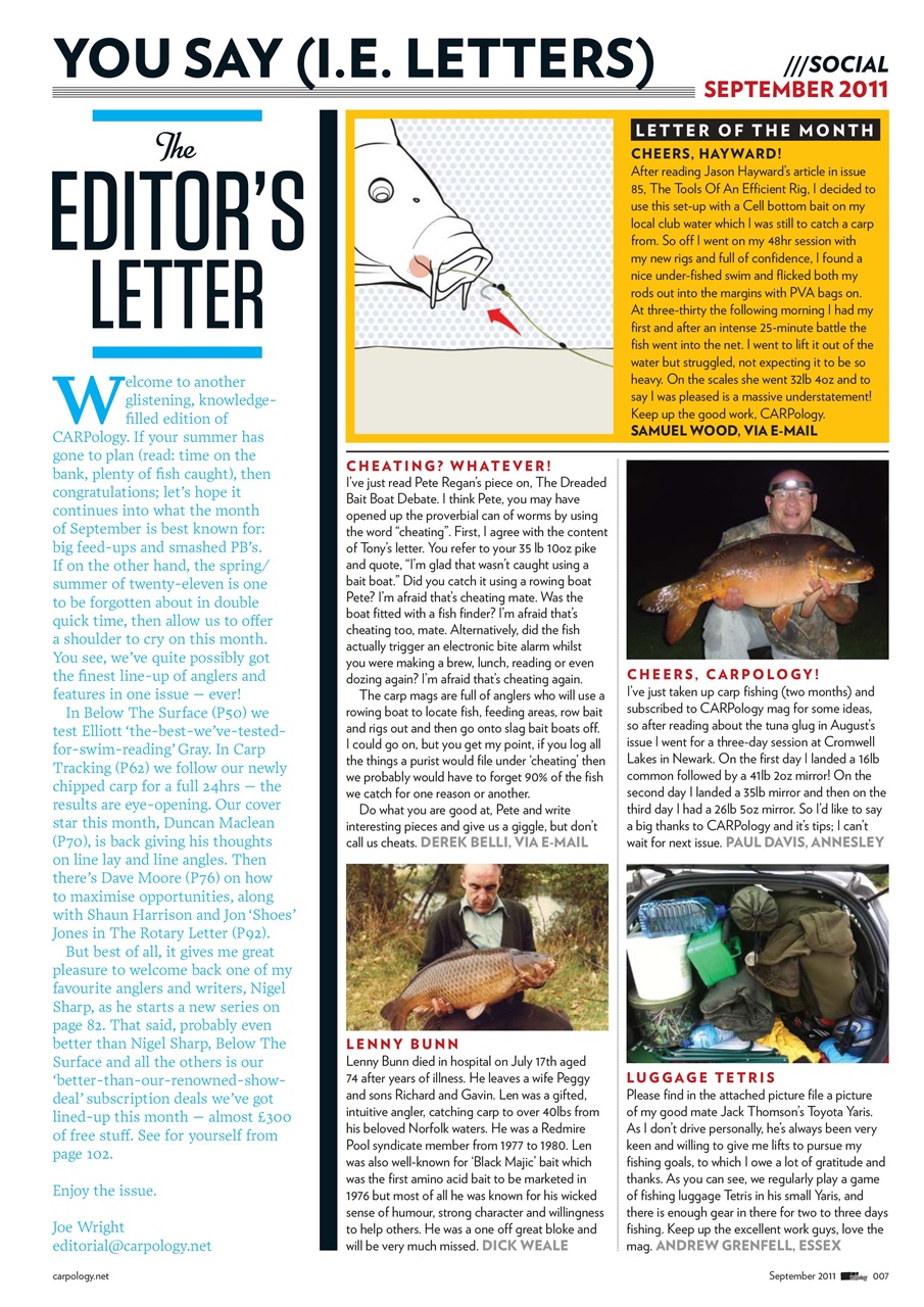 CARPology Magazine Preview Pages