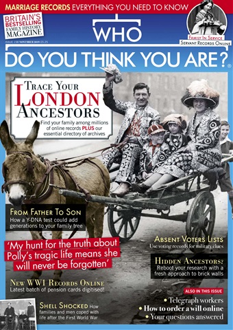 Who Do You Think You Are? issue November 2019