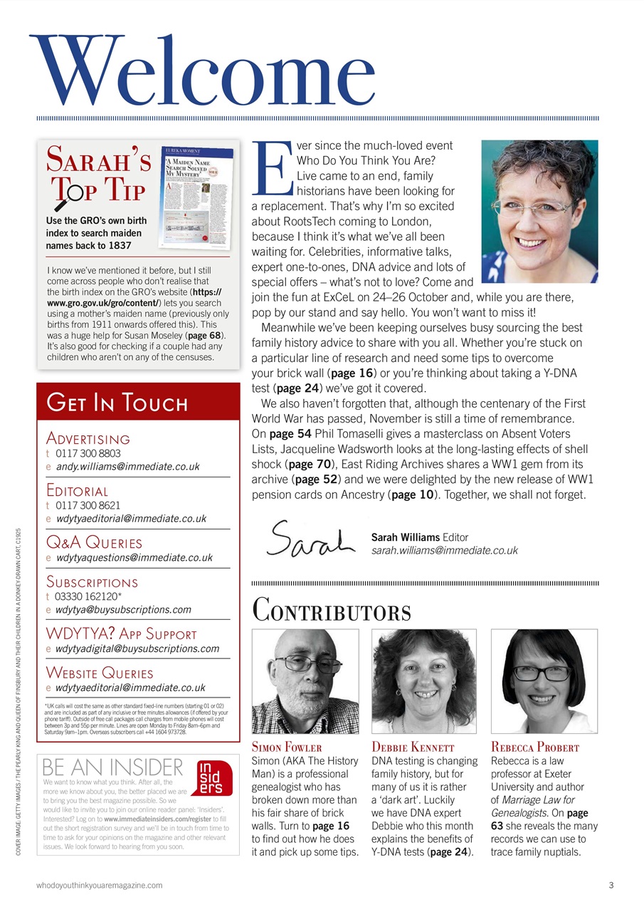 Who Do You Think You Are? Preview Pages