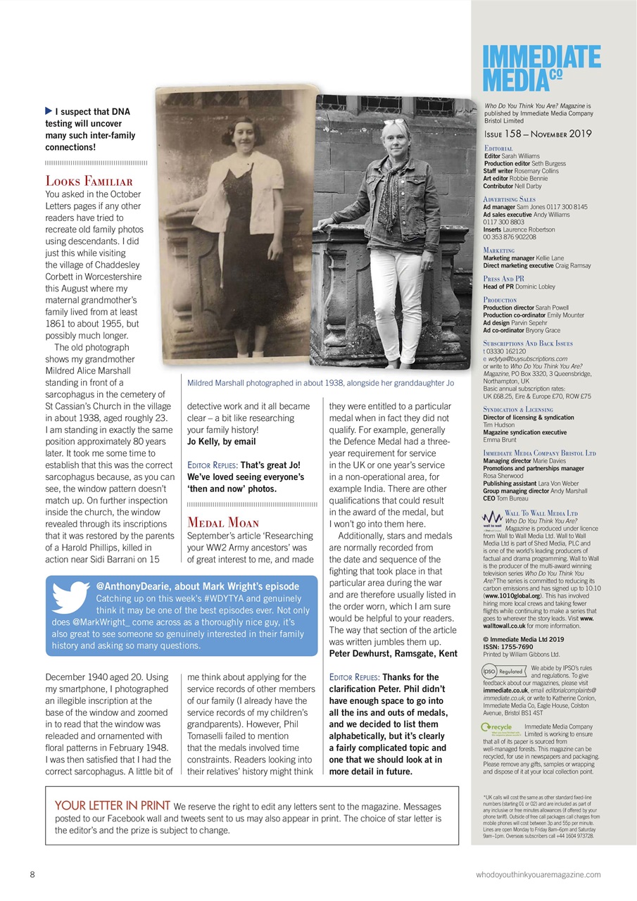 Who Do You Think You Are? Preview Pages