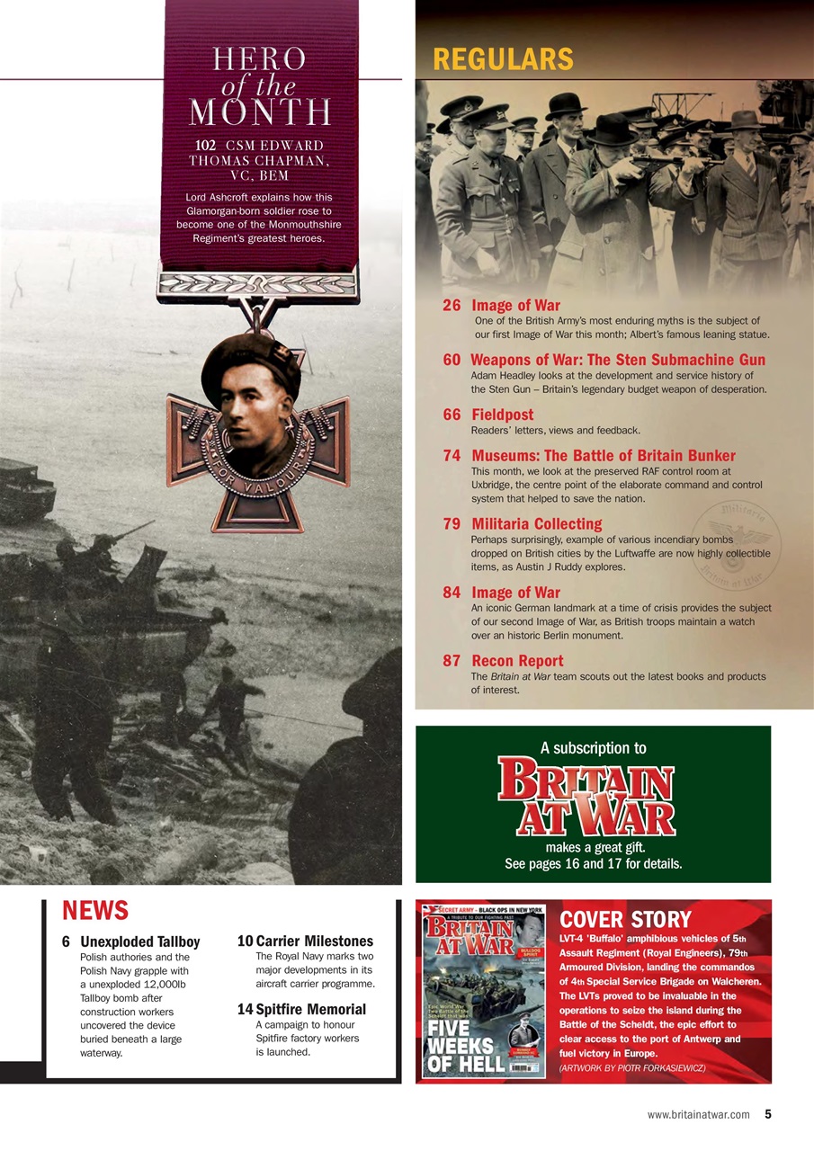 Britain at War Magazine Preview Pages