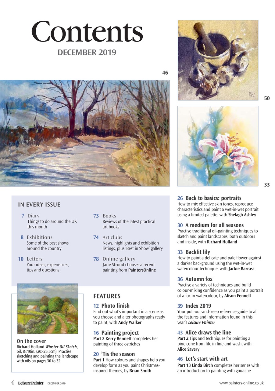 Leisure Painter & The Artist Preview Pages