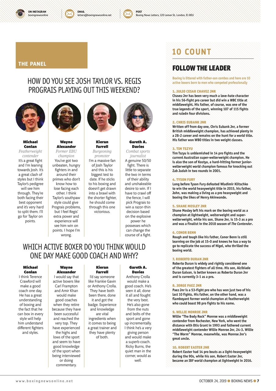 Boxing News Preview Pages