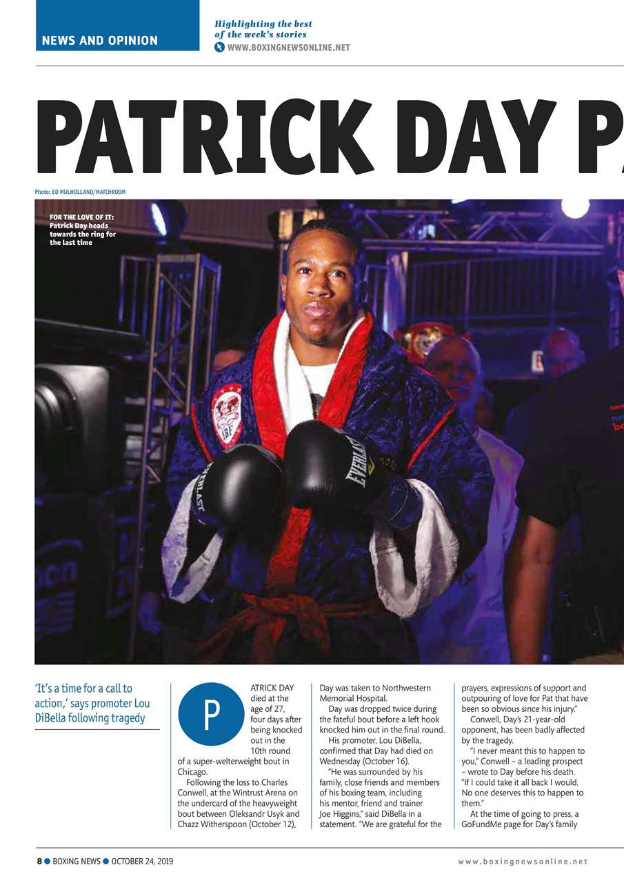 Boxing News Preview Pages