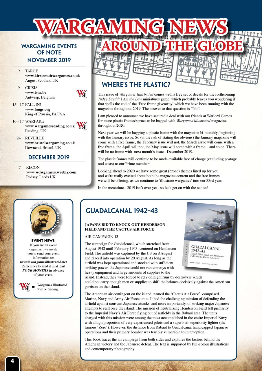 Wargames Illustrated Preview Pages
