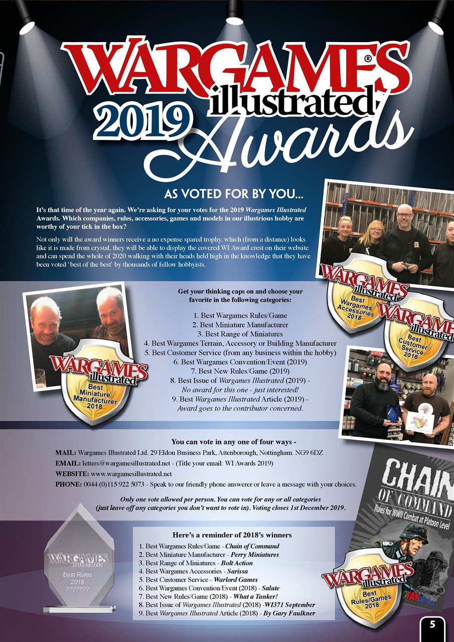 Wargames Illustrated Preview Pages