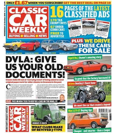 Classic Car Weekly issue 