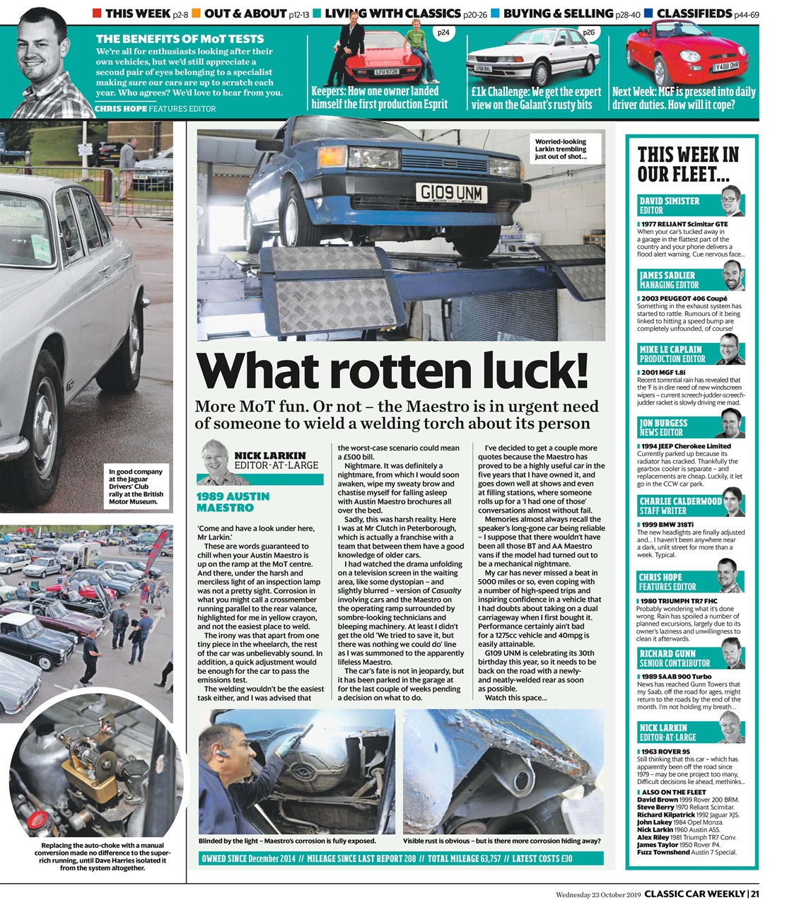Classic Car Weekly Preview Pages