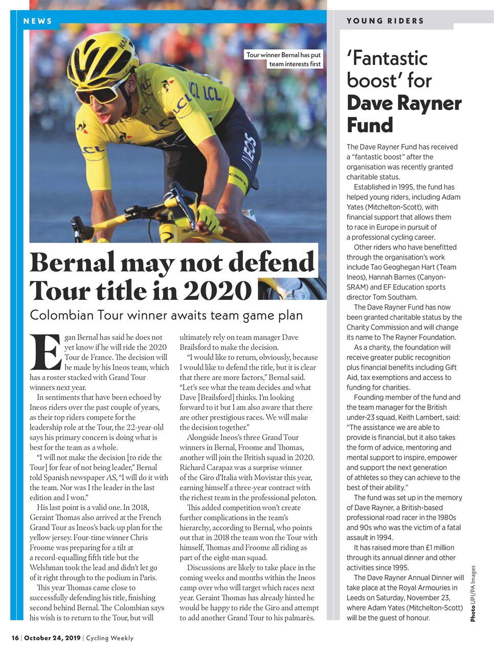 Cycling Weekly Preview Pages