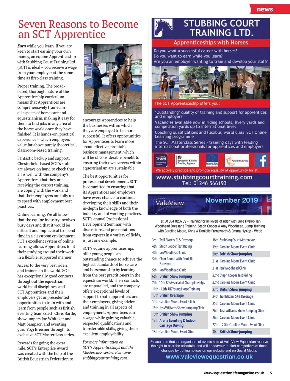 Equestrian Life Magazine Preview Pages