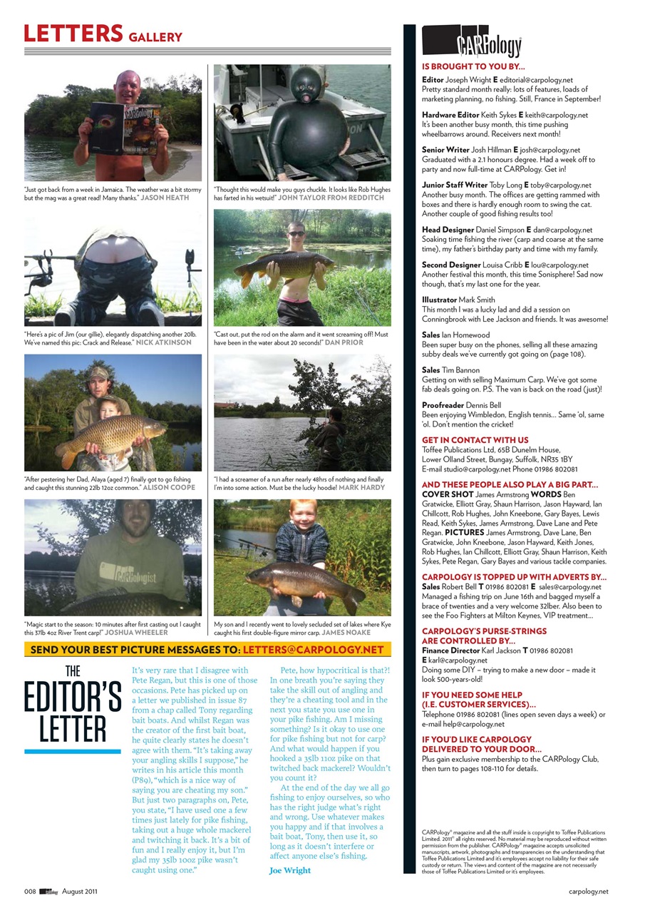 CARPology Magazine Preview Pages