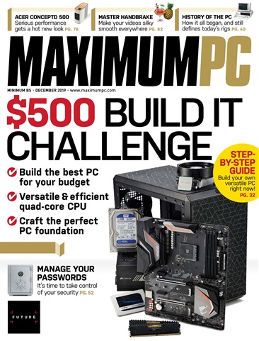 Maximum PC issue December 2019