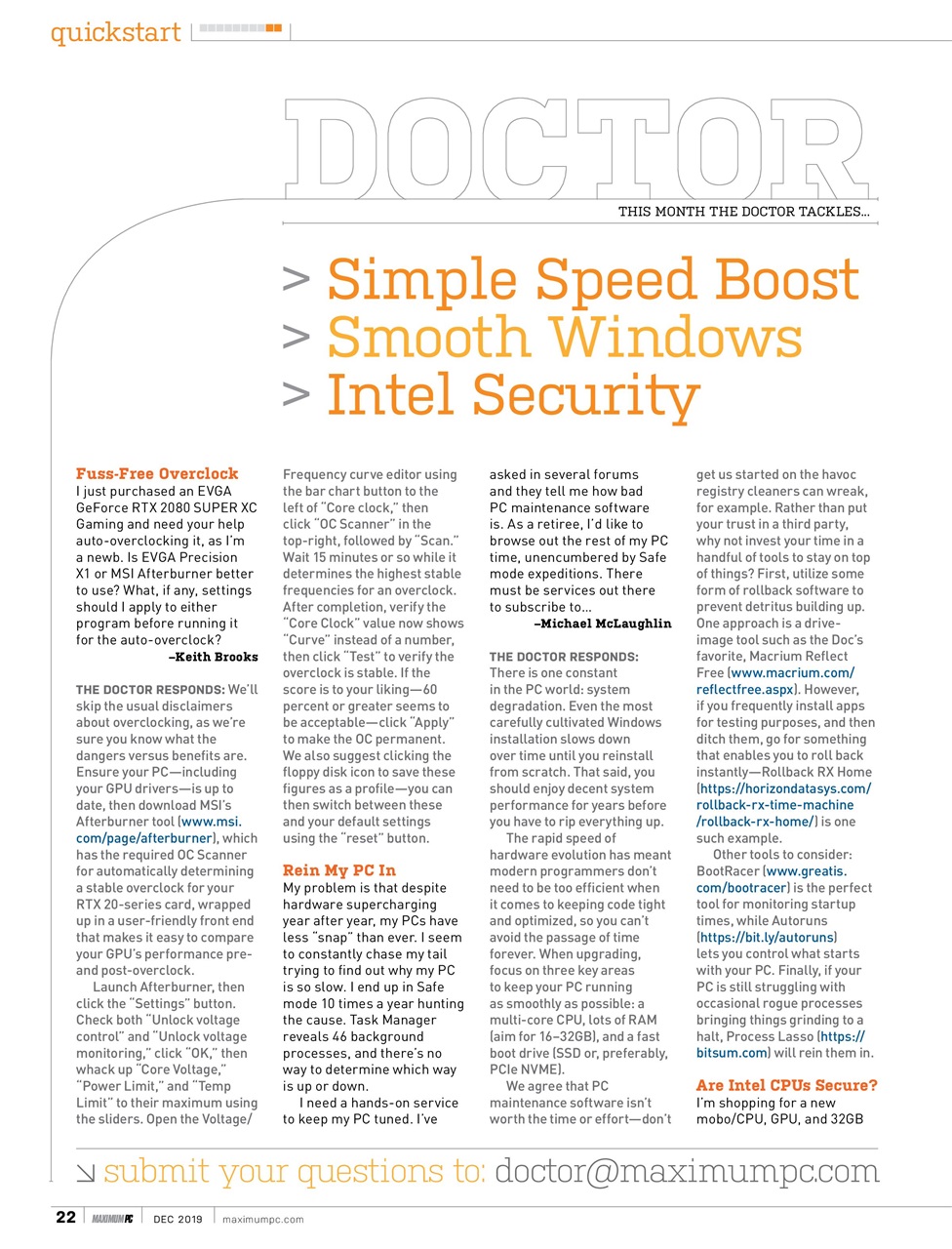 Maximum PC Preview Pages