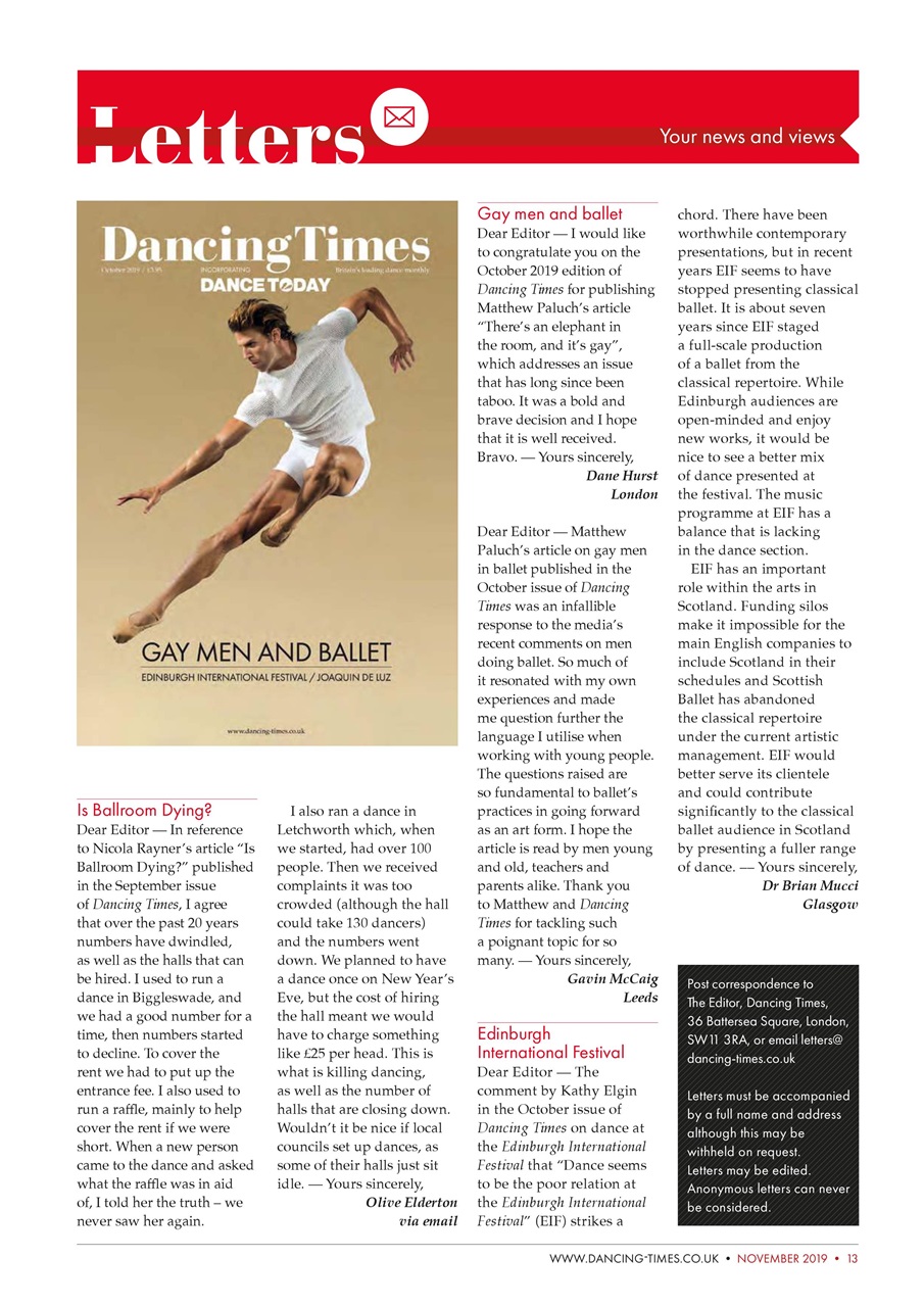 Dancing Times Preview Pages