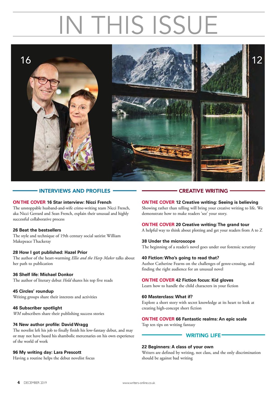 Writing Magazine Preview Pages