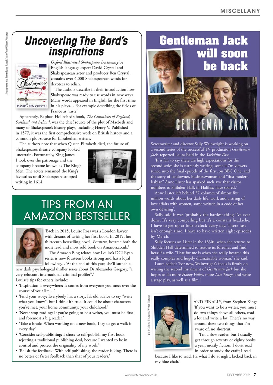 Writing Magazine Preview Pages