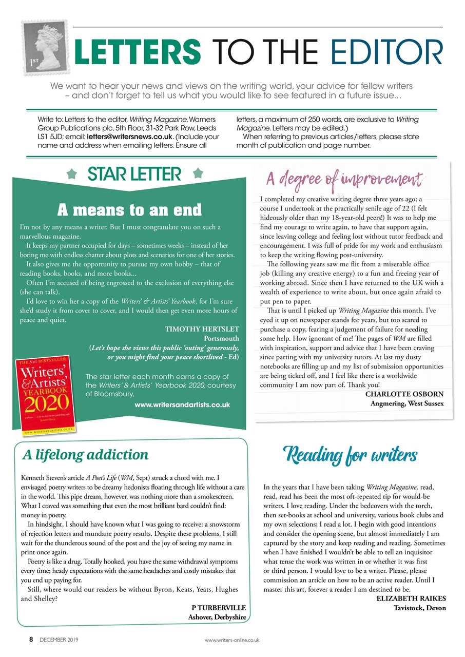 Writing Magazine Preview Pages