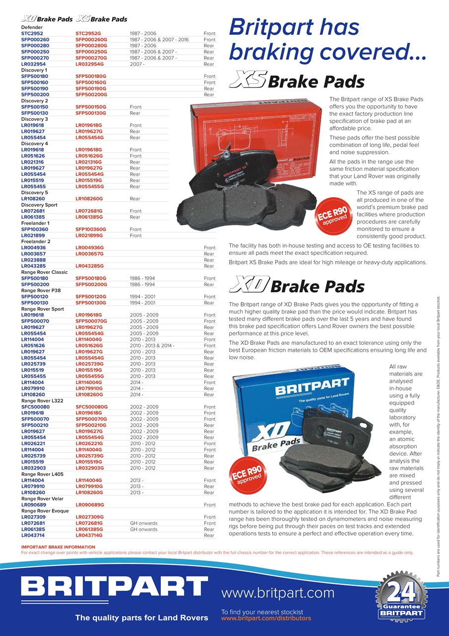 Land Rover Owner Preview Pages