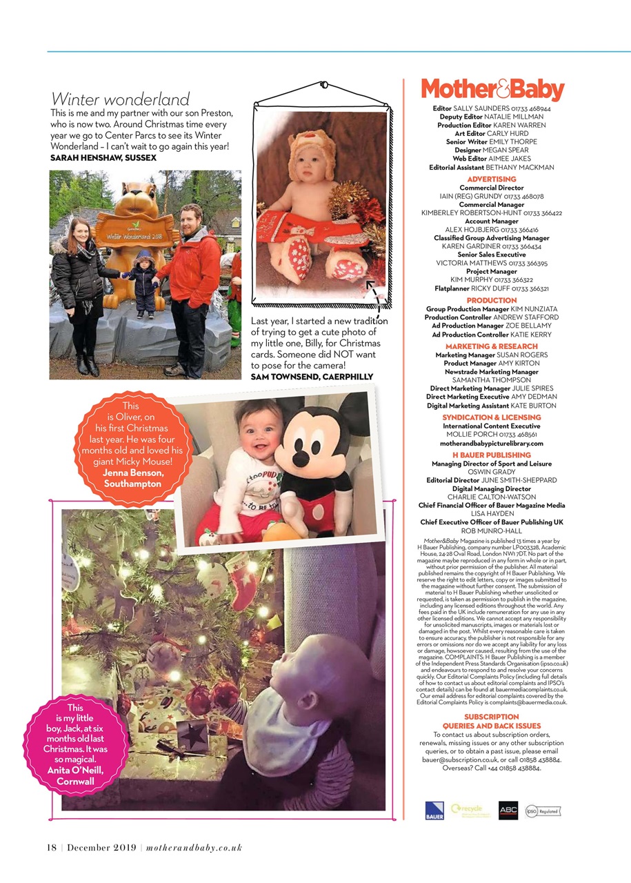 Mother & Baby Preview Pages