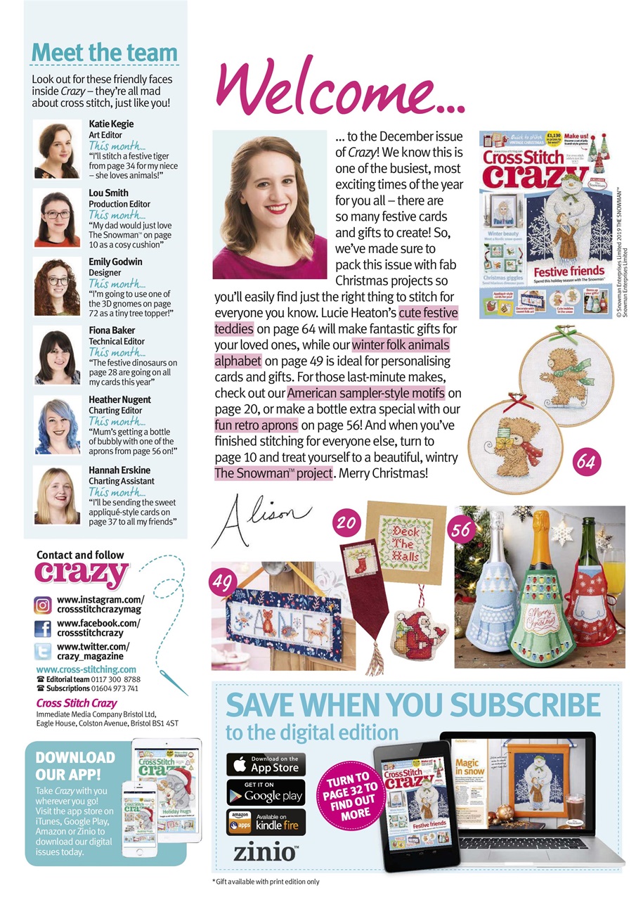 Cross Stitch Crazy Preview Pages