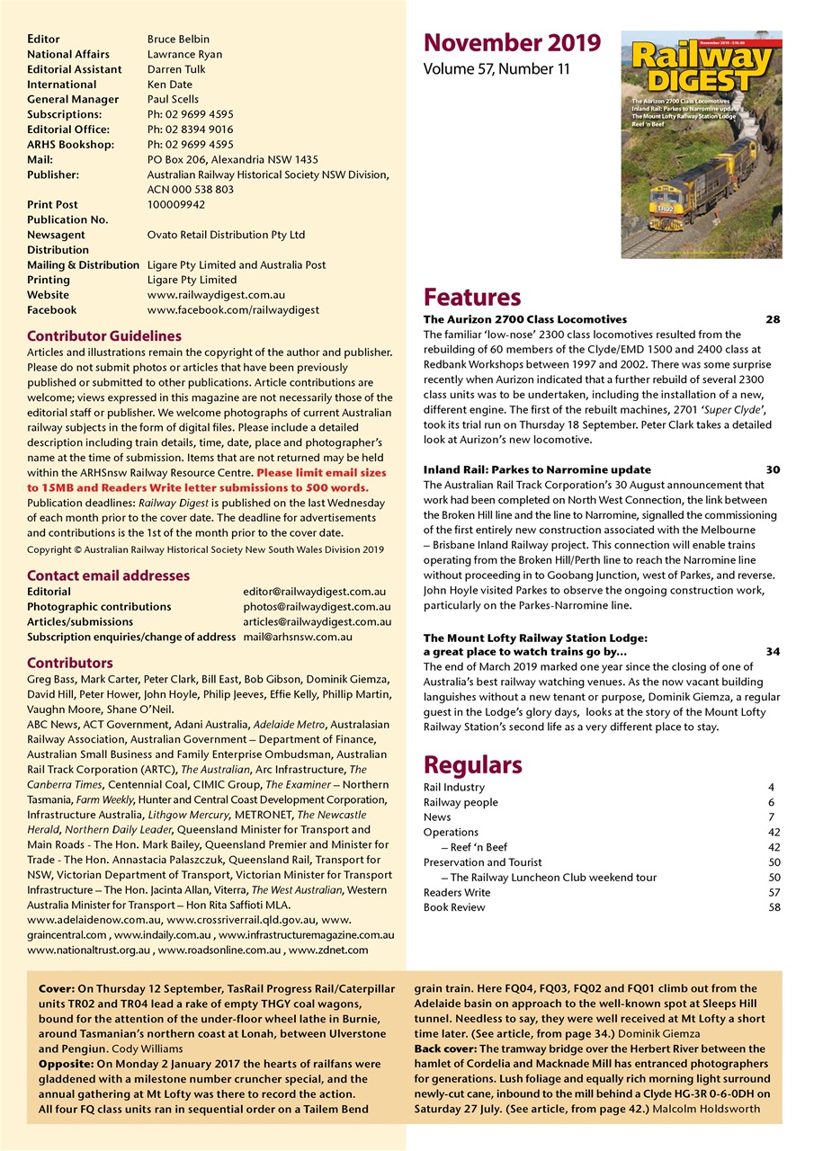 Railway Digest Preview Pages