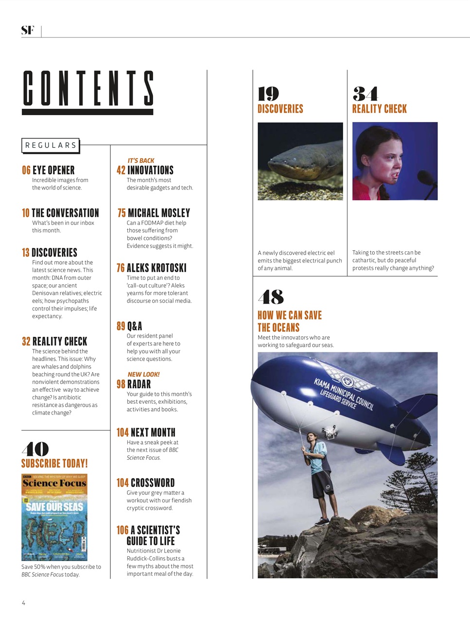 BBC Science Focus Magazine Preview Pages