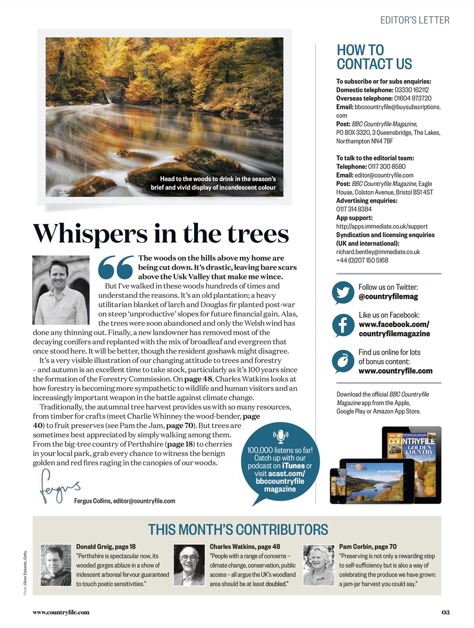 BBC Countryfile Magazine Preview Pages
