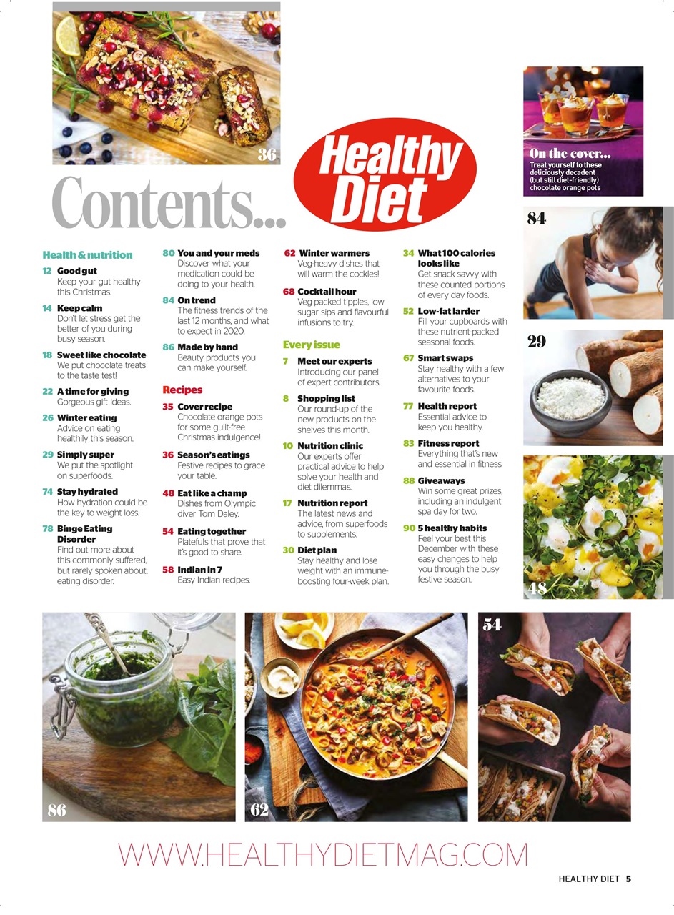 Healthy Diet Preview Pages