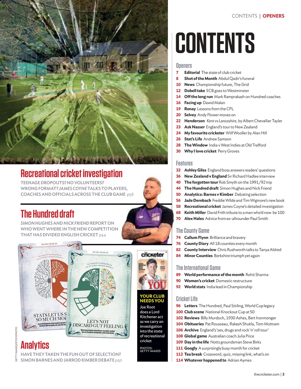 The Cricketer Magazine Preview Pages