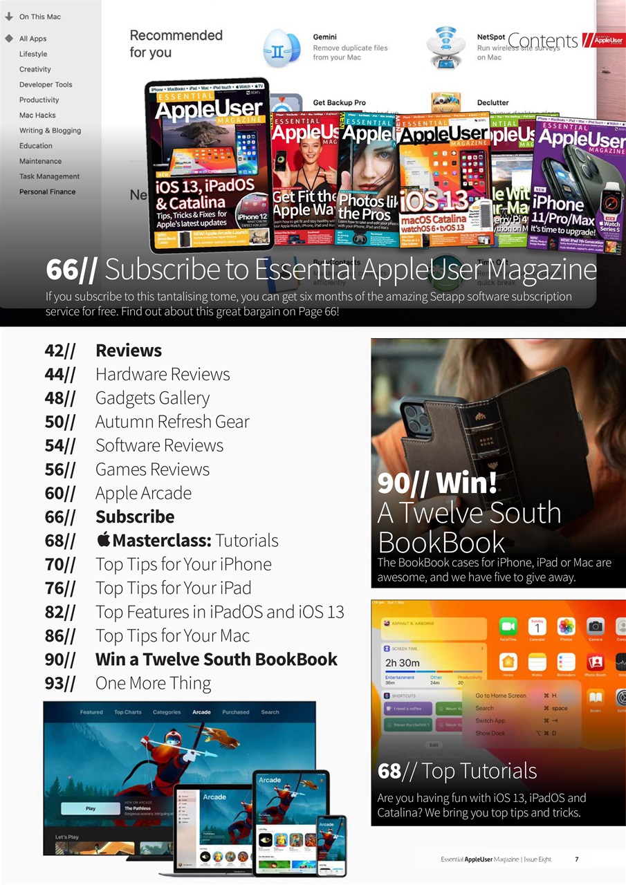 Essential Apple User Preview Pages