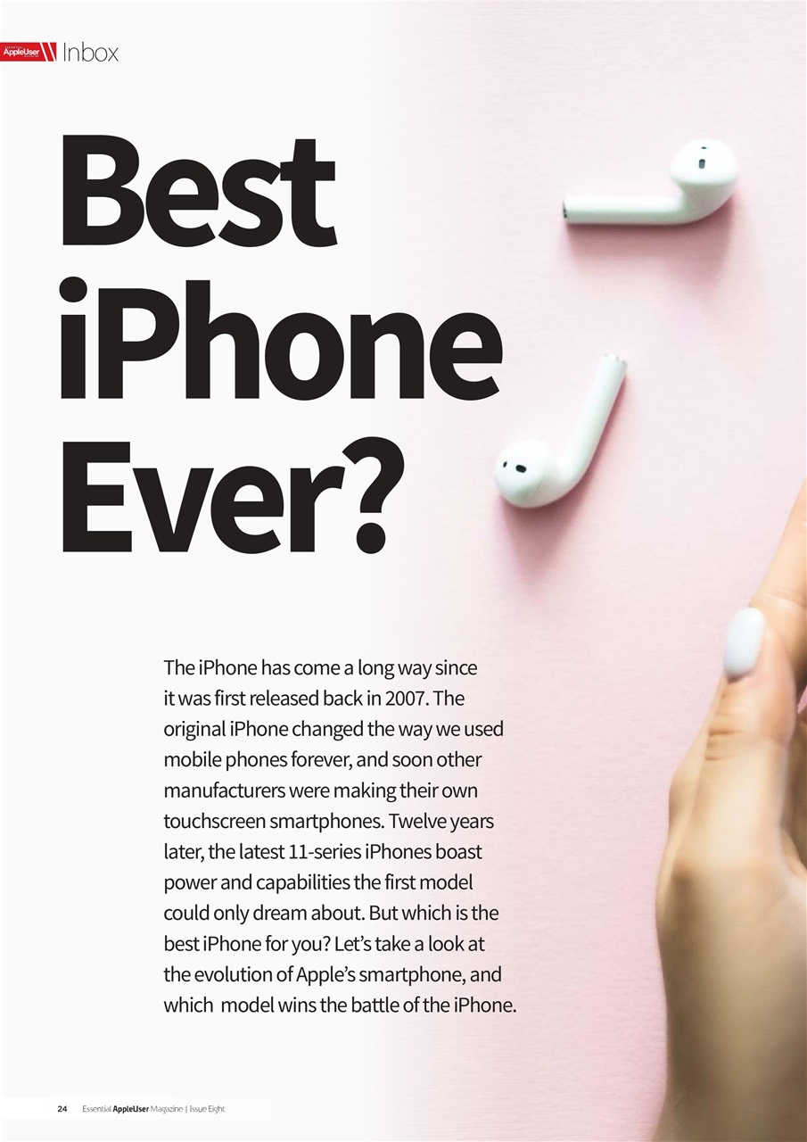 Essential Apple User Preview Pages