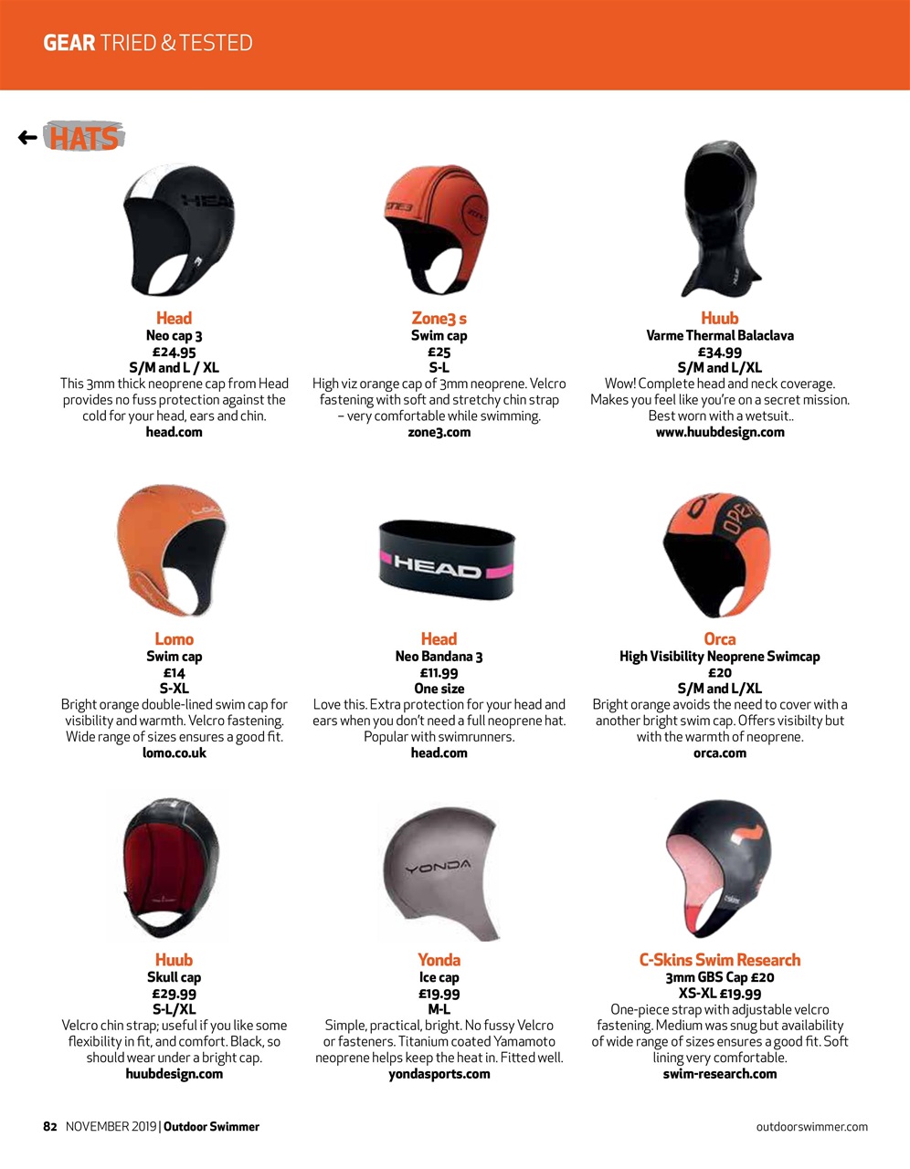 Outdoor Swimmer Preview Pages
