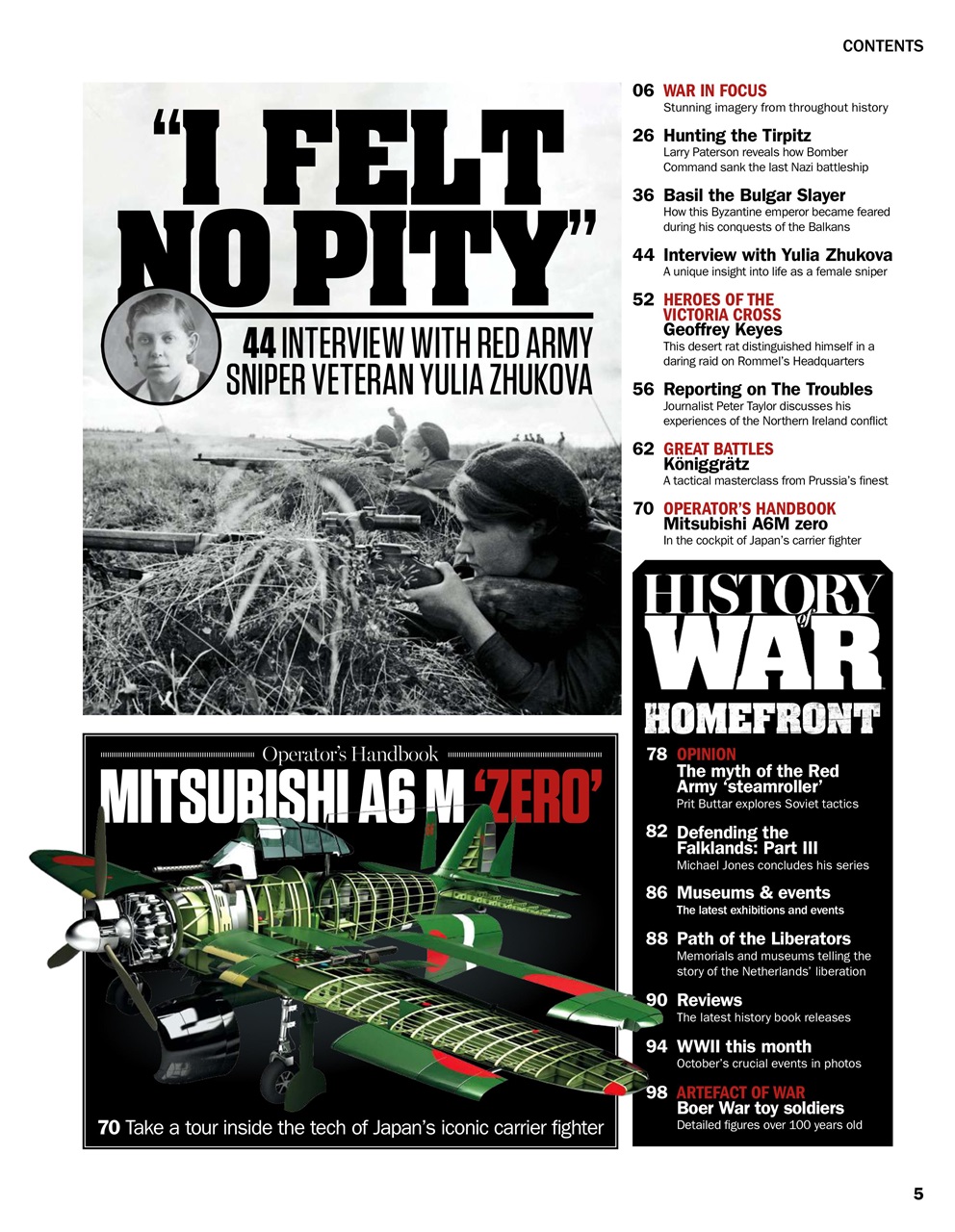 History of War Preview Pages