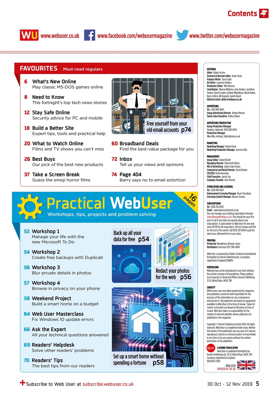 Webuser Preview Pages