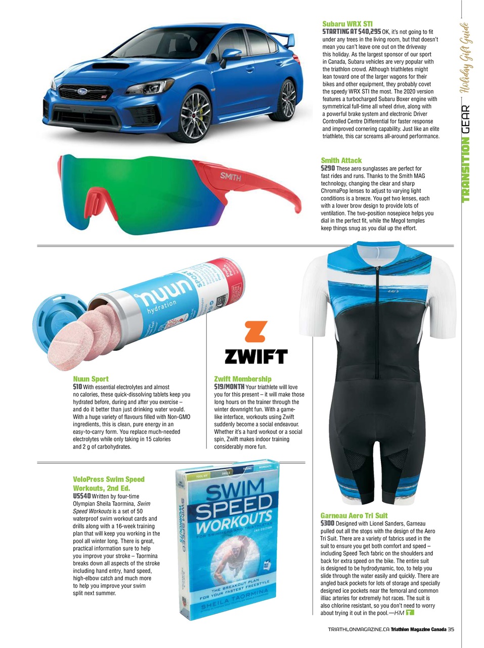 Triathlon Magazine Canada Preview Pages