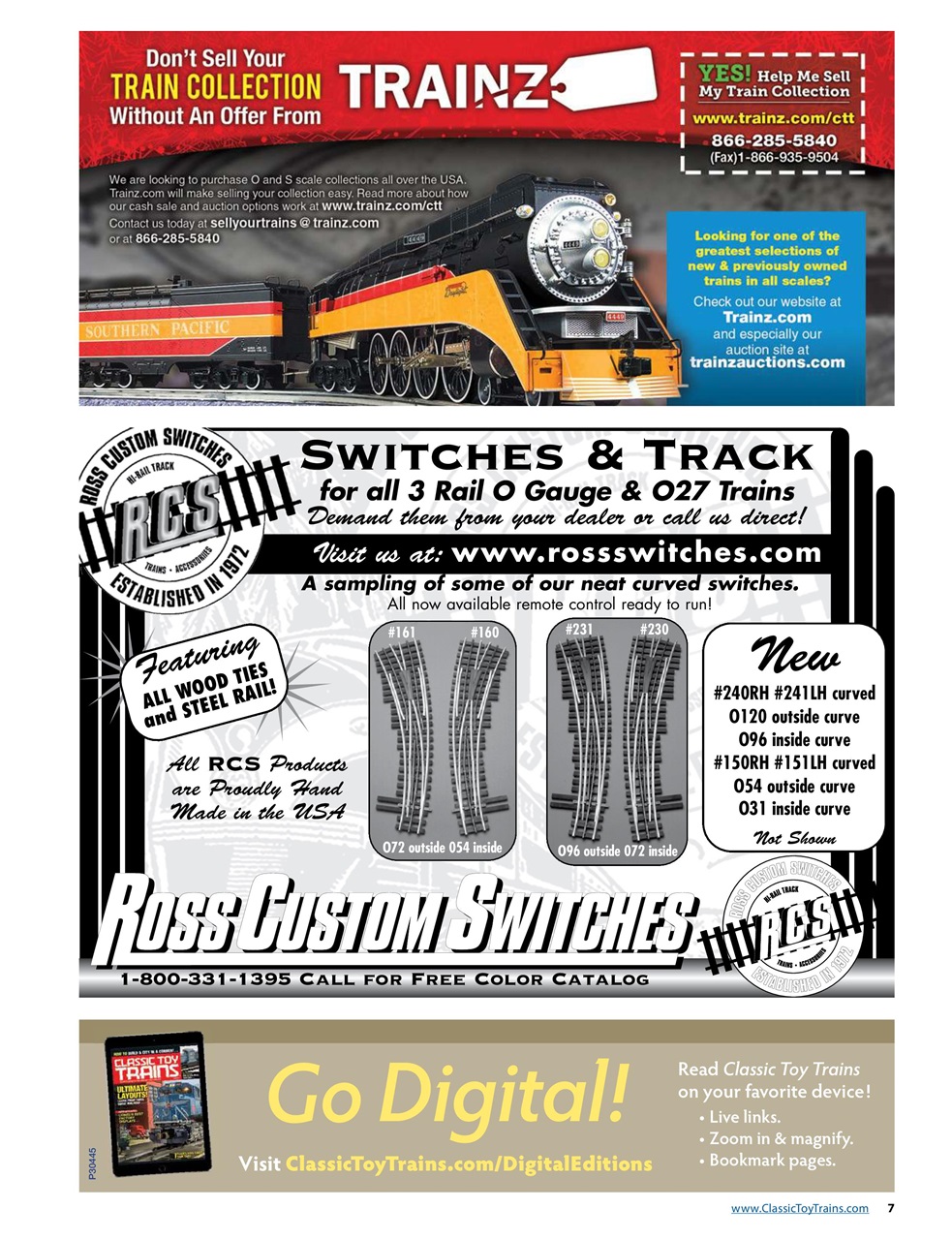 Classic Toy Trains Preview Pages