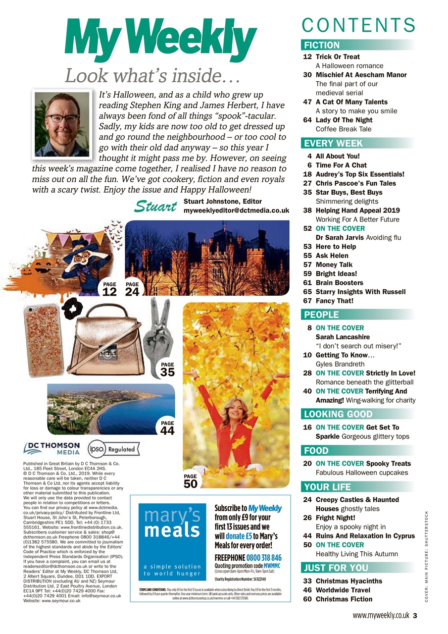 My Weekly Preview Pages