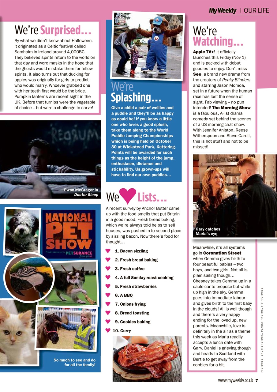 My Weekly Preview Pages