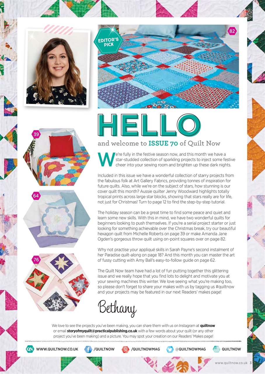 Quilt Now Preview Pages
