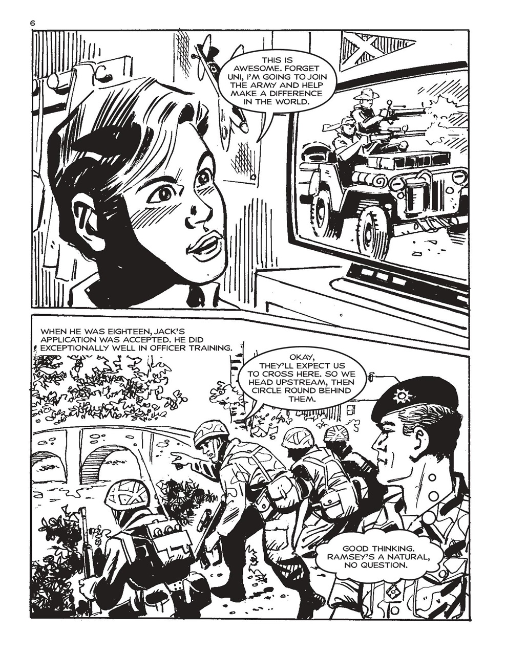 Commando Preview Pages