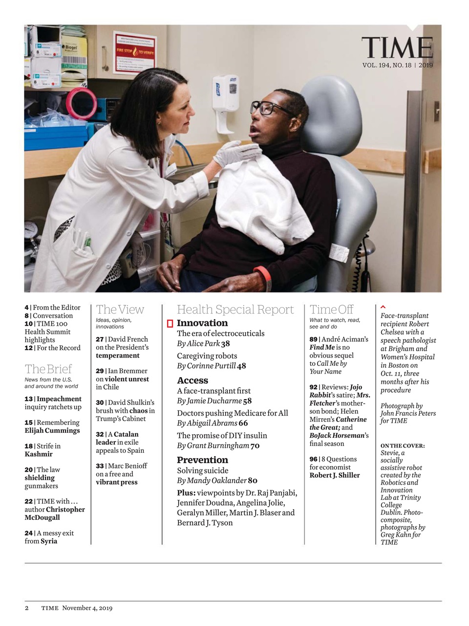 TIME Magazine Europe Preview Pages