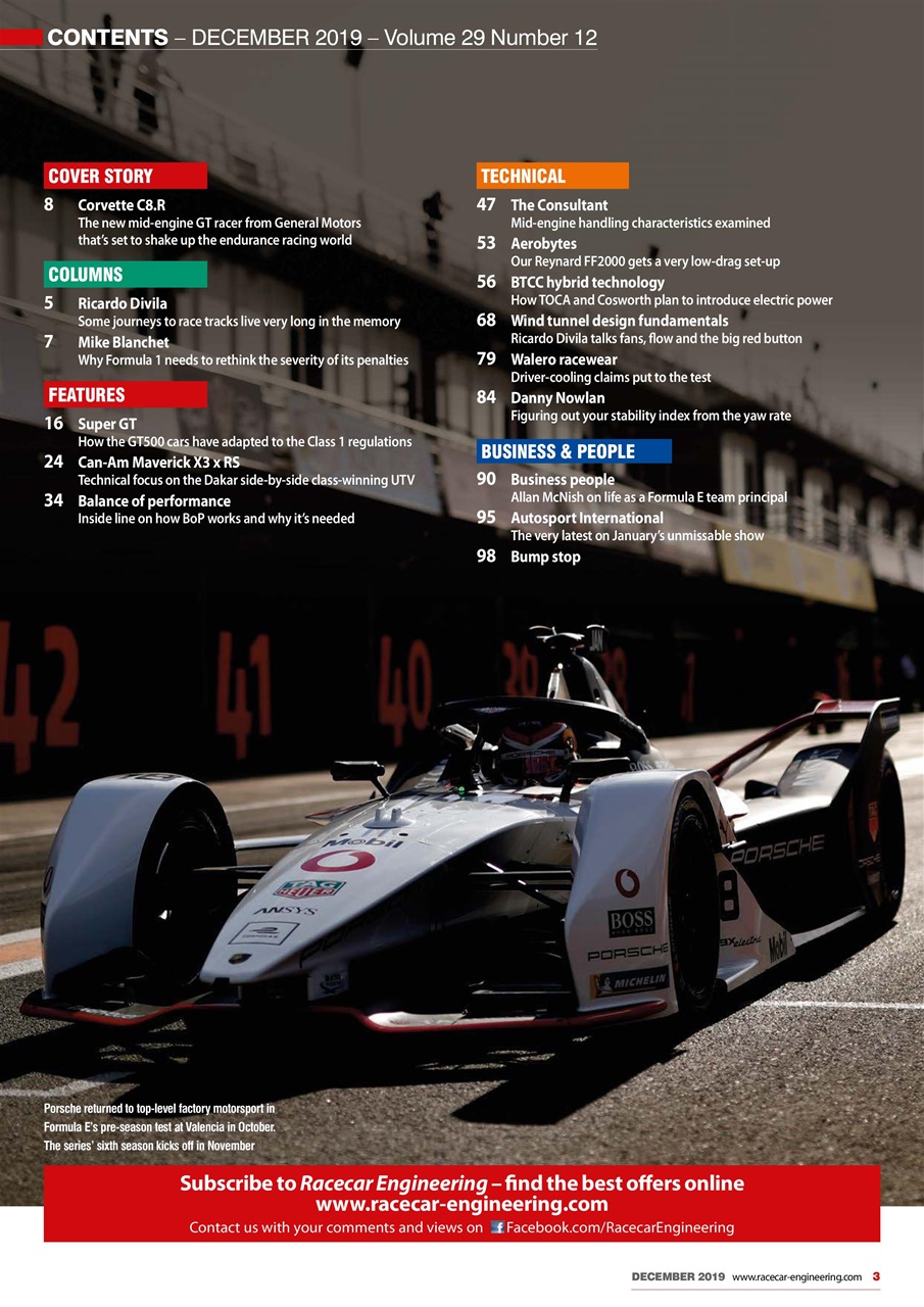 Racecar Engineering Preview Pages
