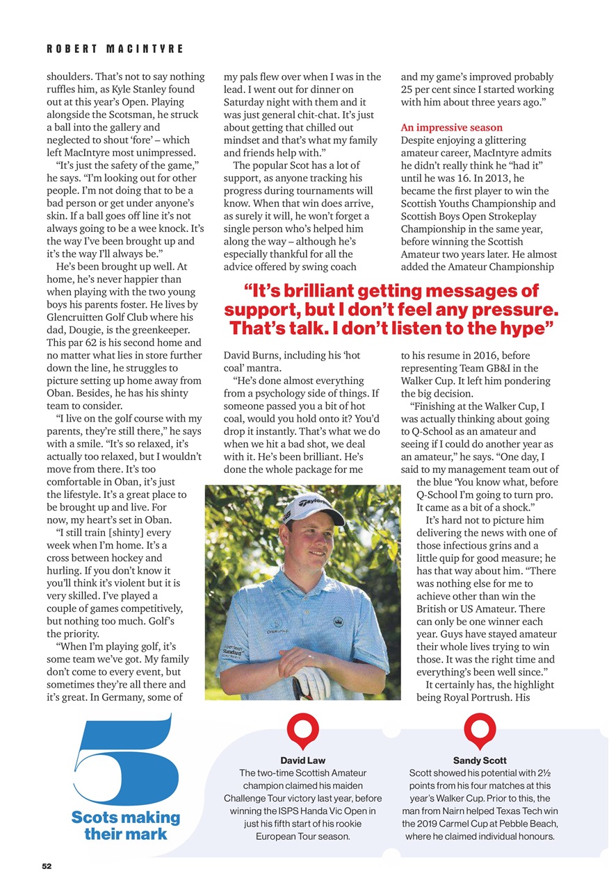 Golf Monthly Preview Pages